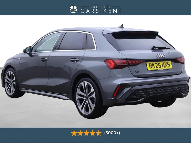 2025 Audi A3 1.5 TFSI 35 S line Sportback 5dr Petrol S Tronic Euro 6 (s/s) (150 ps) HATCHBACK Pet...