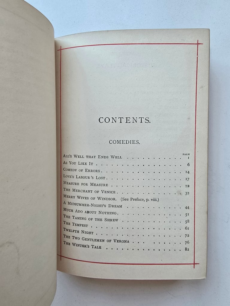 Antique 1800s/1900s Landsowne Poet's Beauty of Shakespeare By Rev. Dodd