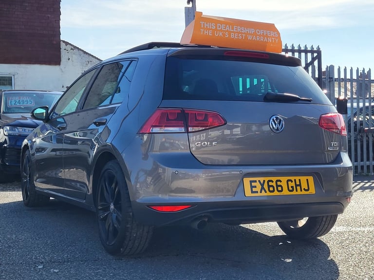 2016 Volkswagen Golf 1.6 TDI 110 GT Edition 5dr DSG PAN ROOF TOP SPEC HATCHBACK Diesel Automatic