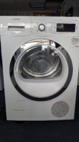 BOSCH WTW87560GB Freestanding Condenser Dryer in White