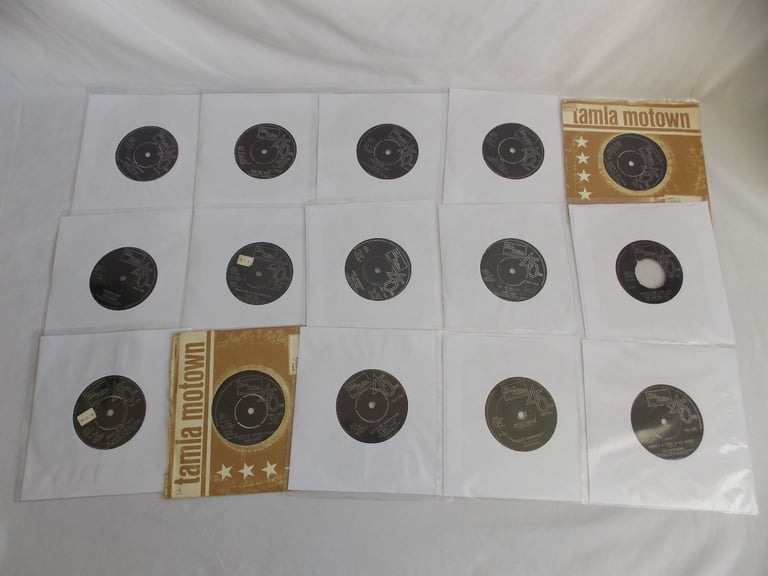 Selection 15x TAMLA MOWTOWN 7” Vinyl Singles Jackson Diana Ross Marvin Gaye