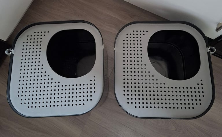 Modko Modkat Black Compact Top Entry Cat Litter Box, 2 Available