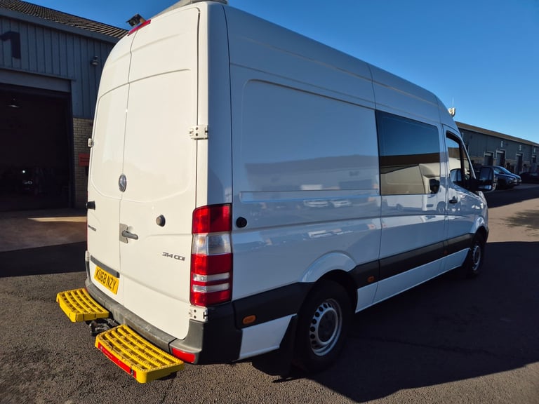 2018 Mercedes-Benz Sprinter 314 CDi MWB DUALINER 6 seat Eu6 AIR CON Crew Van Diesel Manual