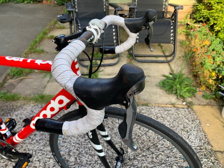 MODA TEMPO HALF CARBON 20 SPEED ROAD BIKE,56cm FRAME,105 SHIFTERS/TIAGRA GEARS/SRAM APEX 