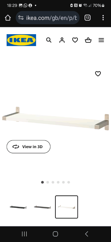 image for Wall shelf ikea