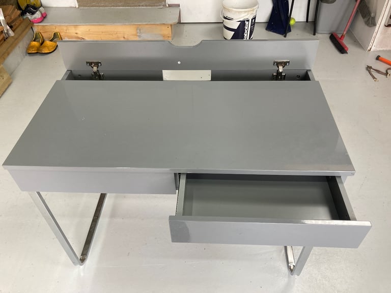 Grey desk