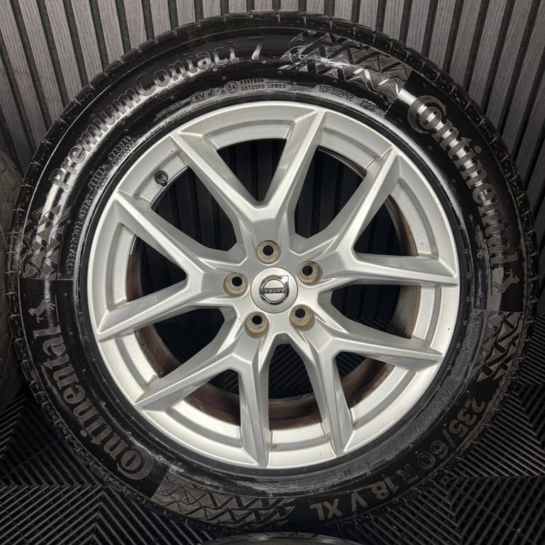 18'' GENUINE VOLVO XC60 10 SPOKE ALLOY WHEELS TYRES ALLOYS