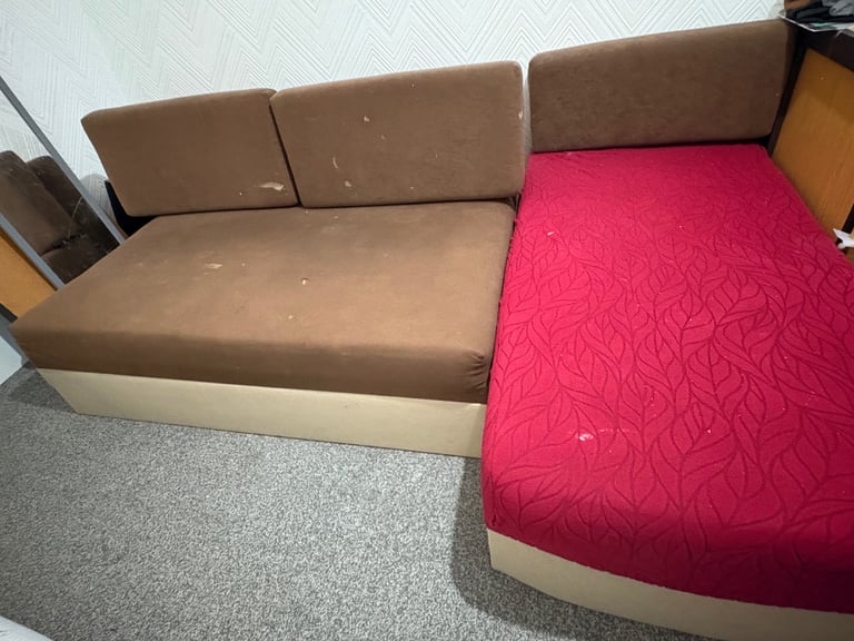 image for Cozy L shaped Sofa bed 