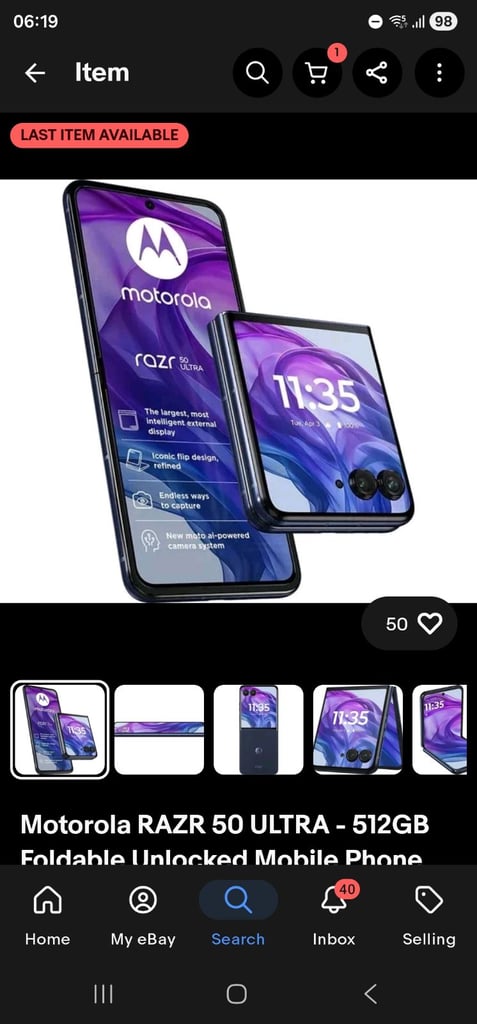 Motorola razr 50 ultra 