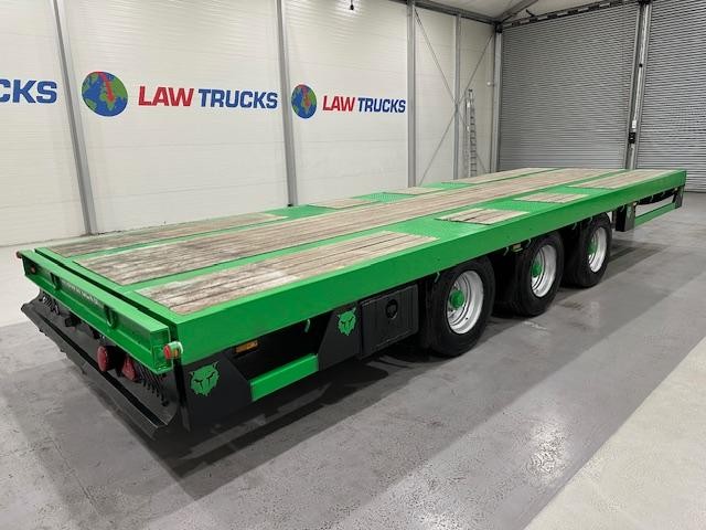JPM Tri Axle Flatbed Drawbar Trailer