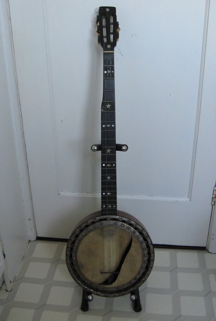 image for Antique banjo J.K. Simson and Co of London, late 1800s, for restoration