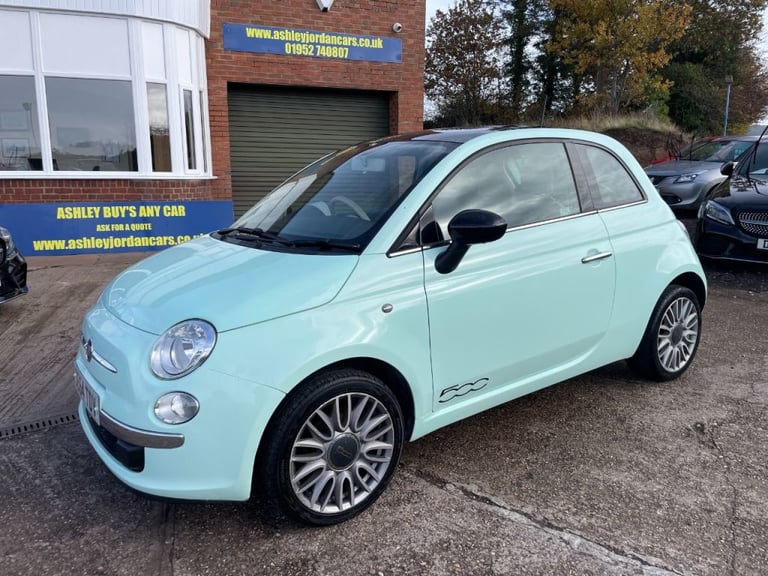  Fiat 500 1.2 Cult 3dr PAN ROOF, LEATHER INTERIOR Petrol
