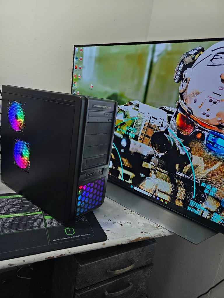 image for REDUCED Gaming PC,GTX 1660 (6GB),Core i7 3.10GHz,16GB RAM,256GB SSD+1TB