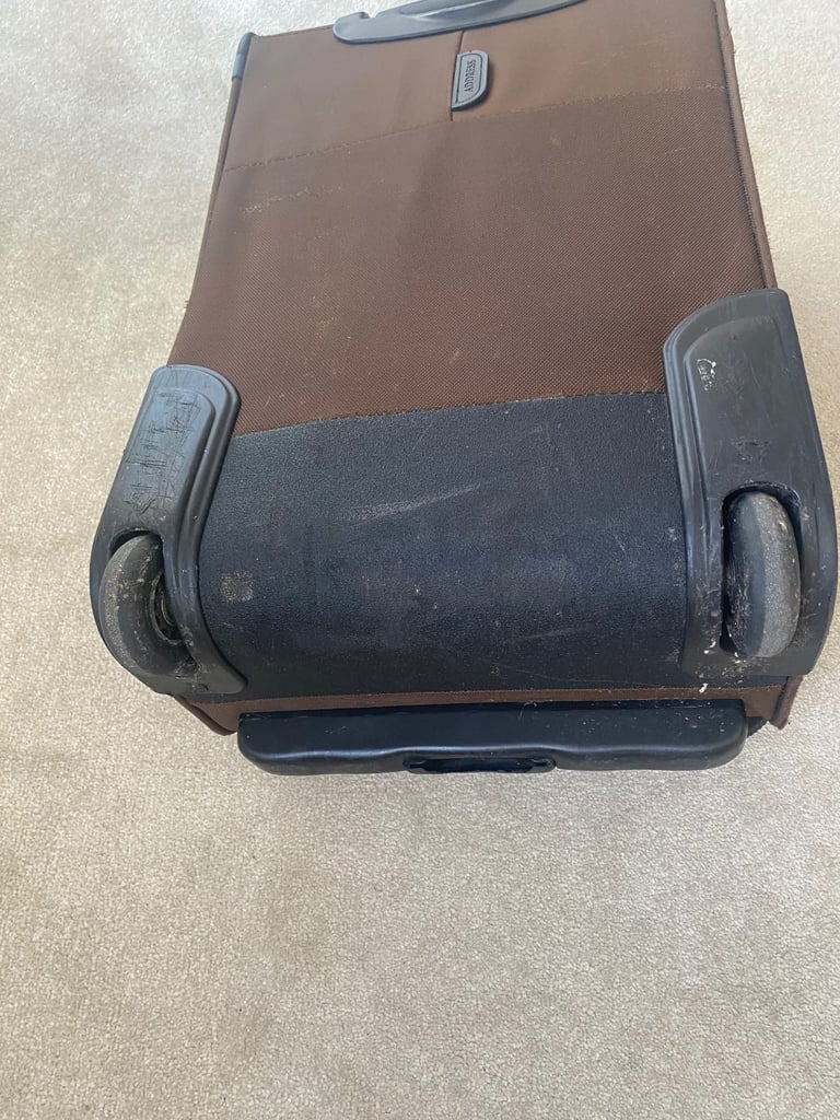 Antler small luggage with wheels,expendable telescopic handle 