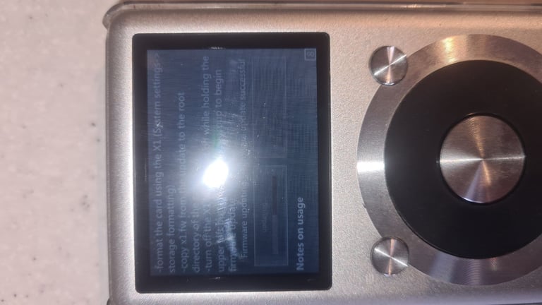 FiiO X1 High Resolution Lossless Music Audio Player in silver is a top quality digital music player