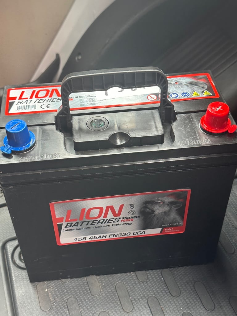 Lion 12v 45Ah EN 330 CCA Car battery 