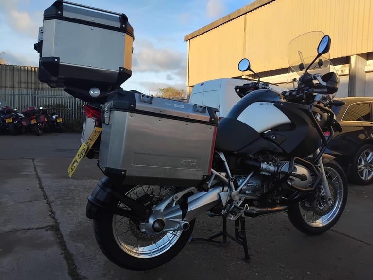 2007 07 BMW R 1200 GS AVENTURE TOURER R1200GS FULL LUGGAGE NEW MOT HPI CLEAR