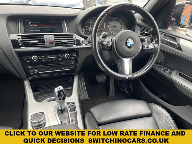 2016 BMW X3 2.0 20d M Sport SUV 5dr Diesel Auto xDrive Euro 6 (s/s) (190 ps) Diesel Automatic