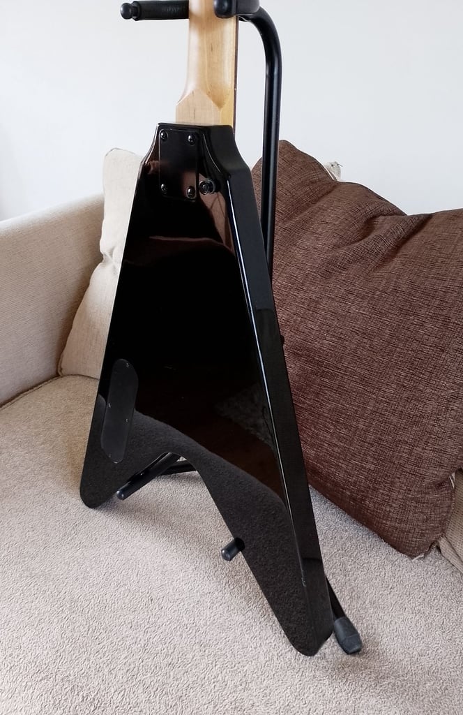 Iconic Flying V Bass Guitar, Plays And Sounds Really Well, Good Condition.