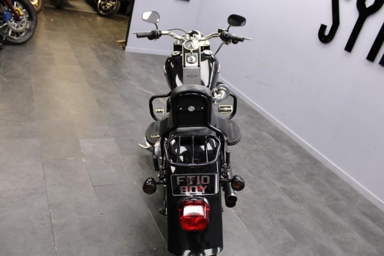 2010 Harley-Davidson FLSTFB Softail Fat Boy Special in Vivid Black