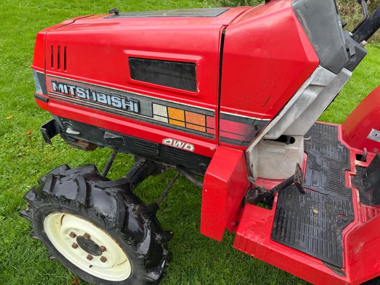 MITSUBISHI MT20 4WD Compact Tractor & Rotavator, flail available ** VIDEO ** ** 1026 Hours ** 20HP