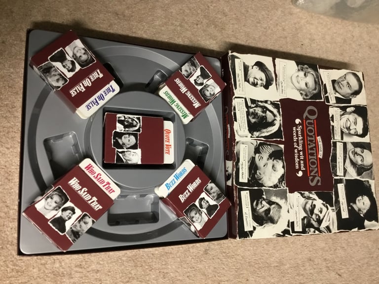 4 x Board Games - Cadoo , Speechless , Trivial Pursuits ,Quotations 