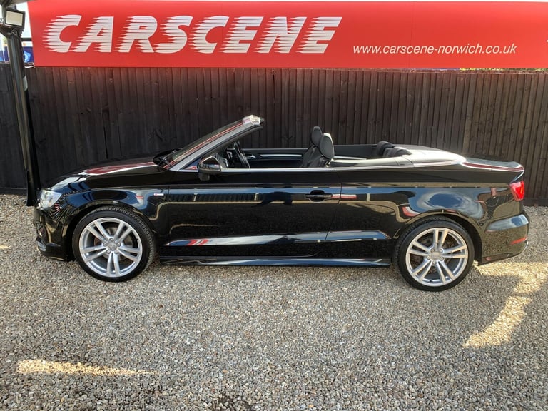 2015 Audi A3 Cabriolet 1.4 TFSI CoD S line Euro 6 (s/s) 2dr CONVERTIBLE Petrol Manual