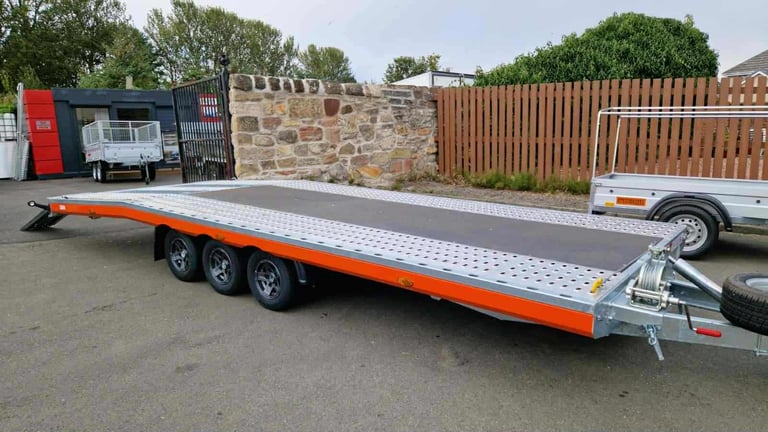 BRAND NEW Niewiadow Jupiter Car Transporter Trailer 5,5m x 2,1m 3500kg 18ft x 7ft Tiltbed