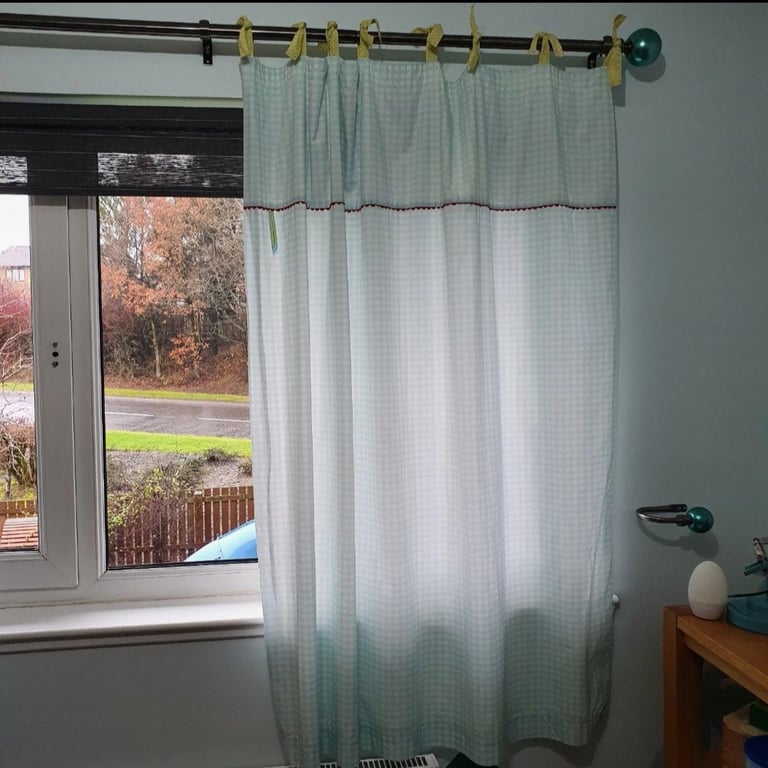 Mamas and Papas Unisex 'Gingerbread' Curtains 132cm x160cm And Tiebacks