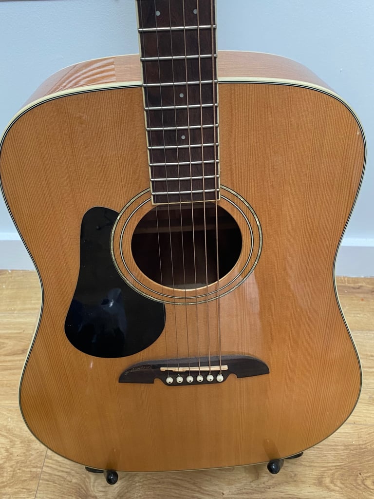 Left-Handed Acoustic Guitar (Alvarez)
