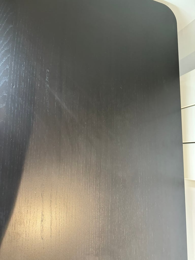 Brown Large L Shape Office Desk Ikea study 