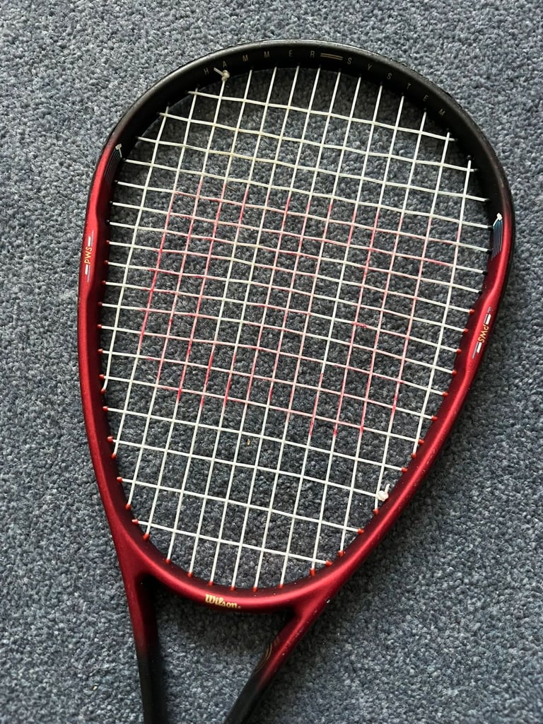 Wilson Pro Staff Hammer System Squash Racket 160g + Cover