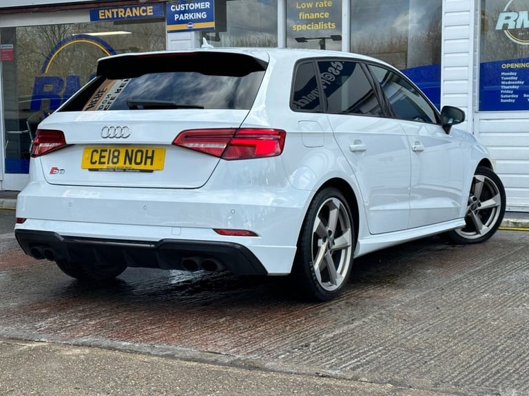 2018 Audi S3 2.0 TFSI Black Edition Sportback 5dr Petrol S Tronic quattro Euro 6 (s/s) ( Hatchbac...
