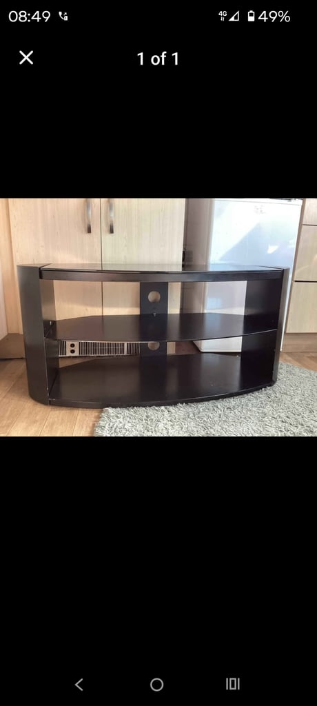 Black TV unit 