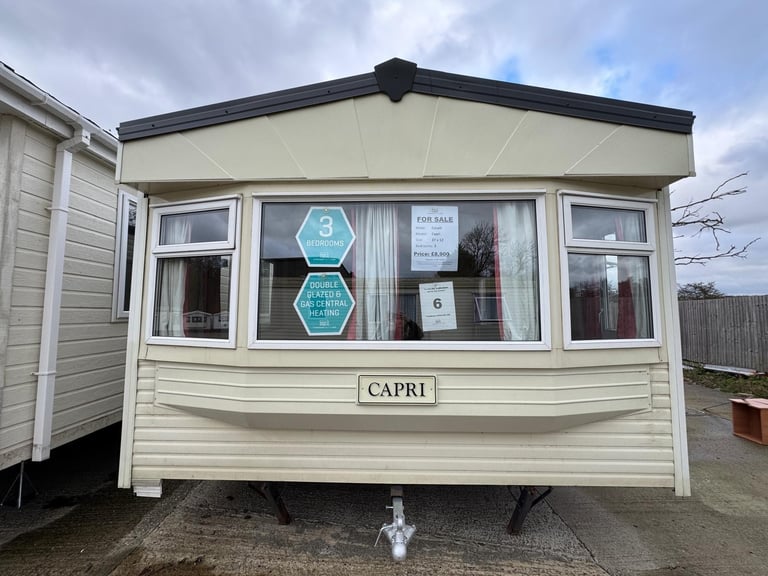 3 Bed Static Caravan - DG, CH, New Carpets - Offsite Sale for Private Land