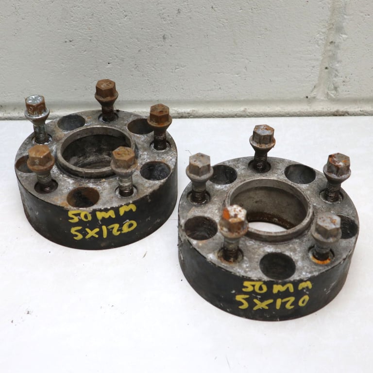 image for BMW 5x120 50mm Hubcentric Spacers Pair