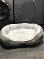 Hund memory foam medium sized oval dog bed