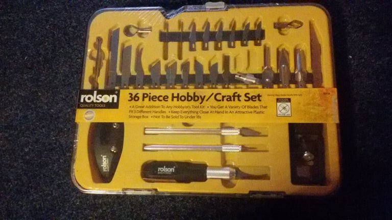 image for Rolson 36pc Hobby Knife Set # 62926
