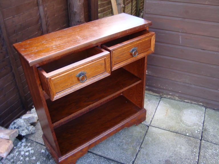 image for Dark Oak Dwarf Bookcase/Sideboard