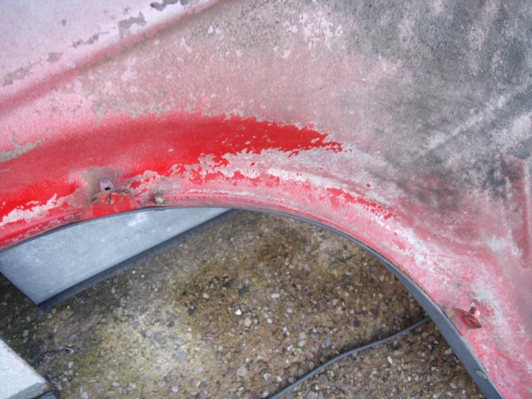 VW GOLF MK2 FRONT RIGHT WING RED