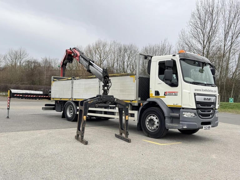 2021 21 Plate Euro 6, 18t 4x2 Rear Mount Crane Vehicle & Brick Grab