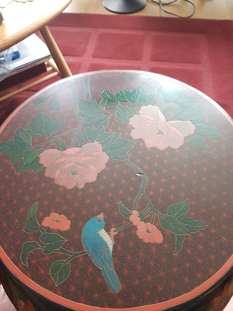 Antique cloisonne garden stall