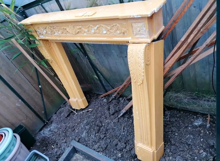 Victorian style fireplace