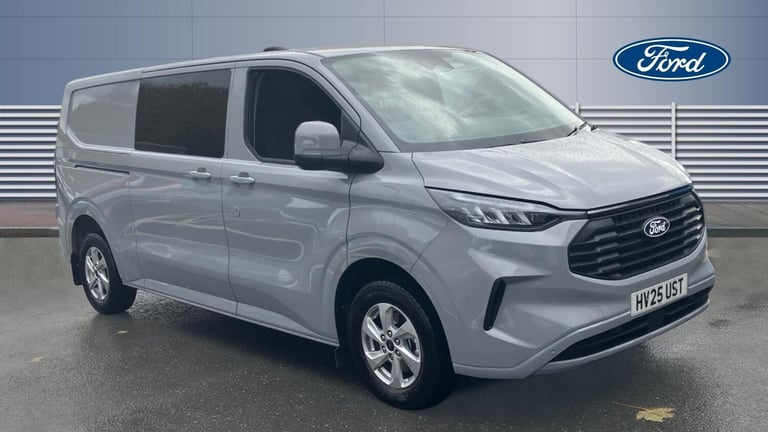 2025 Ford Transit Custom 320 L2 Diesel Fwd 2.0 EcoBlue 136ps H1 Double Cab Van Limited Crew Bus D...