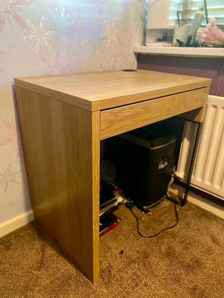 image for  Brown wood-effect finish, Solid and stable. Smoke free home. 