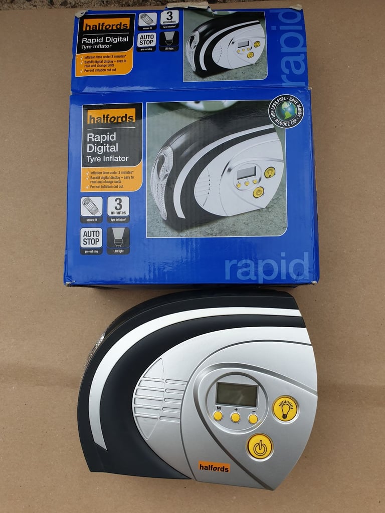HALFORDS RAPID DIGITAL TYRE INFLATOR