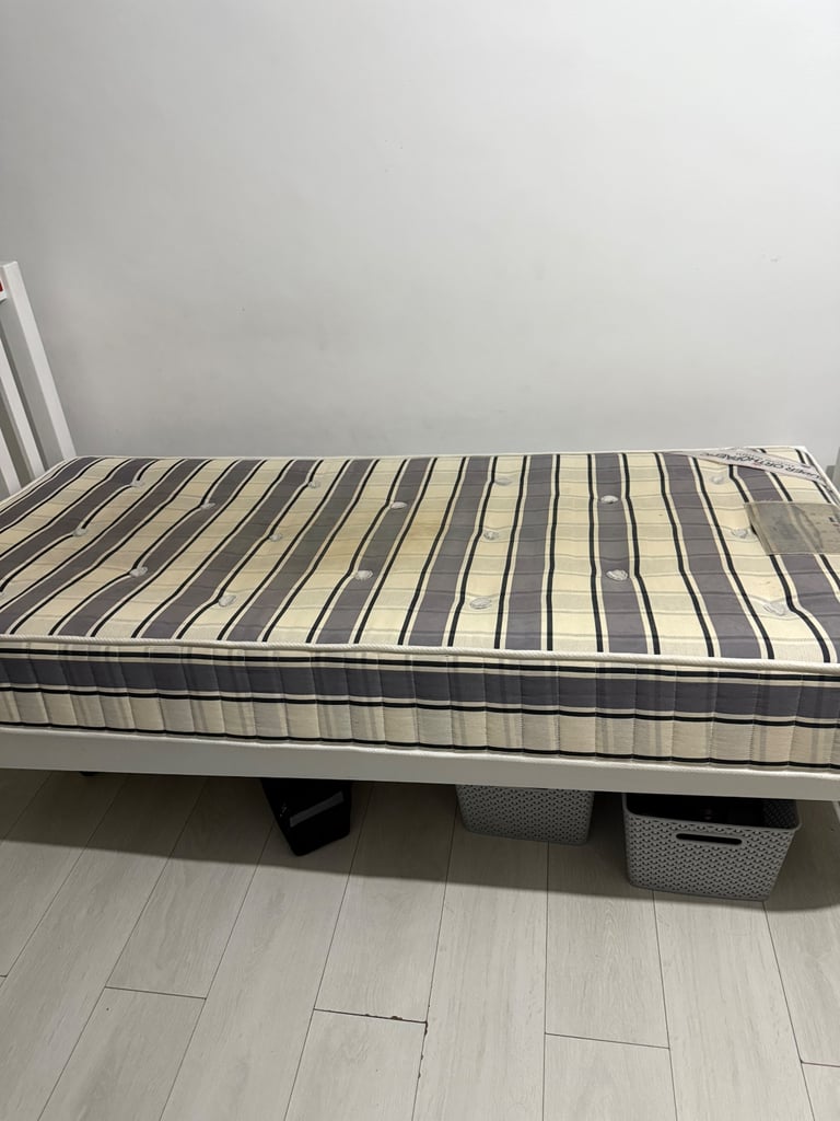 John Lewis Single Bed and Mattress 