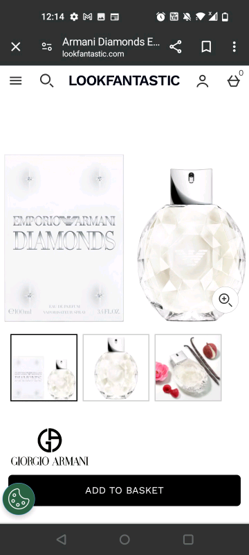 Genuine Armani white diamonds eau de parfum 100 ml | in Coatbridge ...
