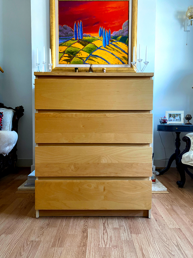 * Offering my great condition IKEA MALM Chest of 4 Drawers in Oak - I can deliver