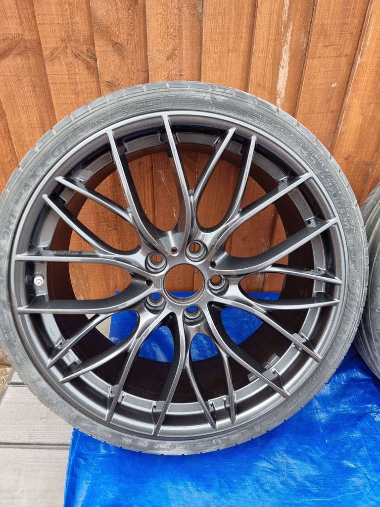 Genuine BMW M Performance 405m’s Alloy Wheels Set 20’ + Part Worn Orbit Grey - Refurbished